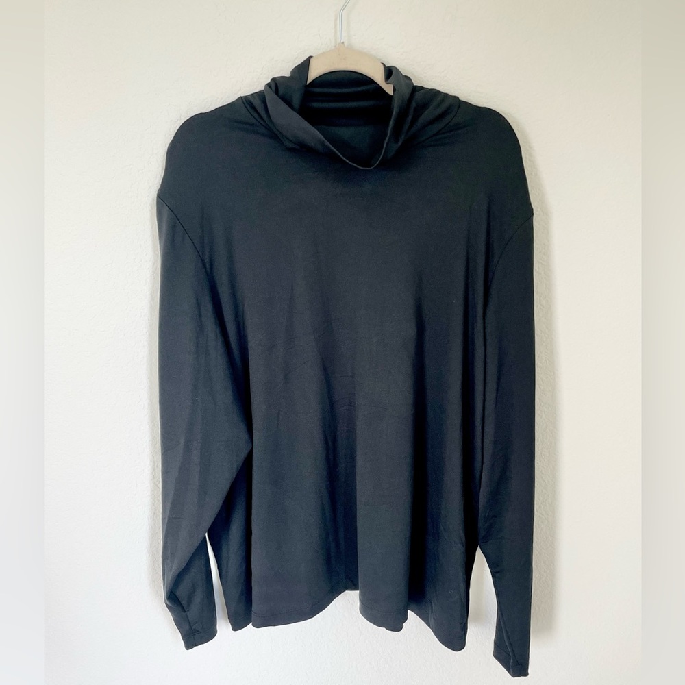 Susan Graver Black Turtleneck Size 3X